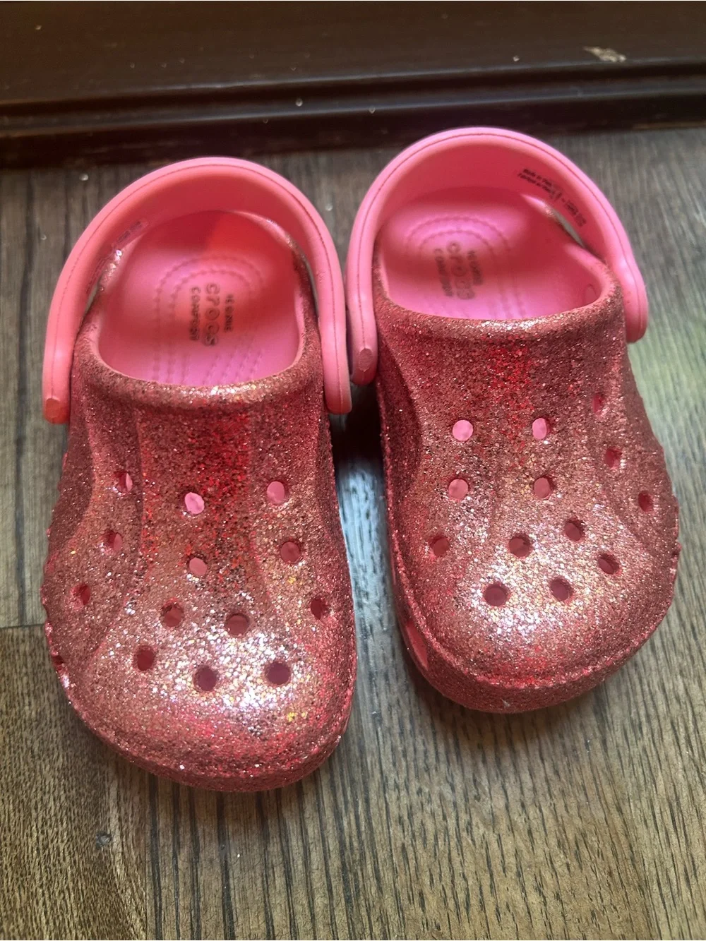 Crocs Toddler Classic Chunky Glitter Clog